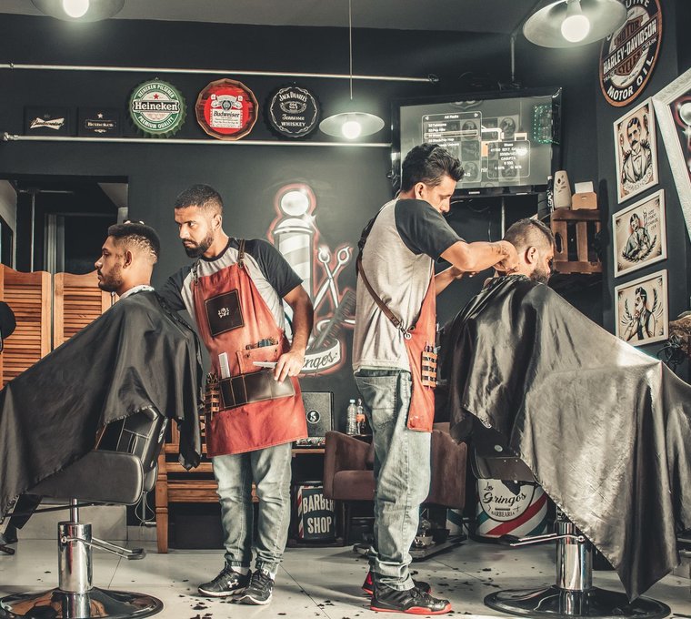 Un barbershop où l'on ne se presse pas